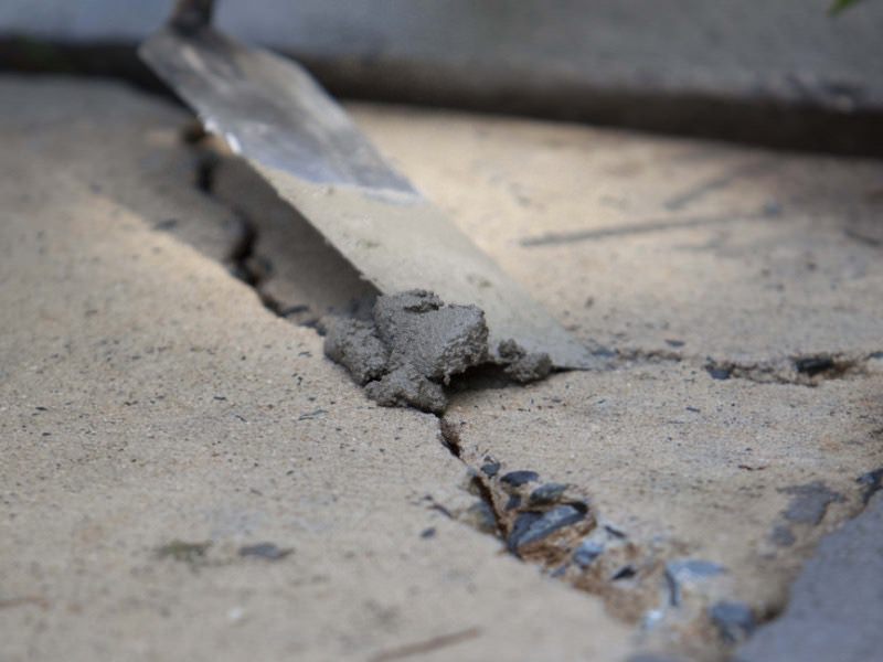 Cracked Concrete Repair